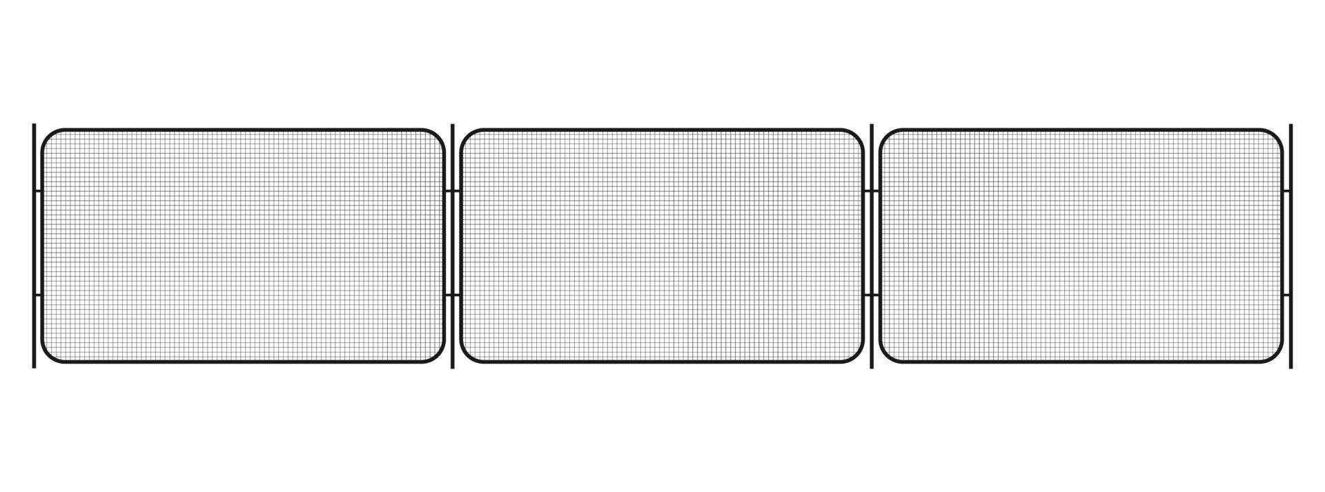 Flat style home fence vector icon for background needs. vector illustration