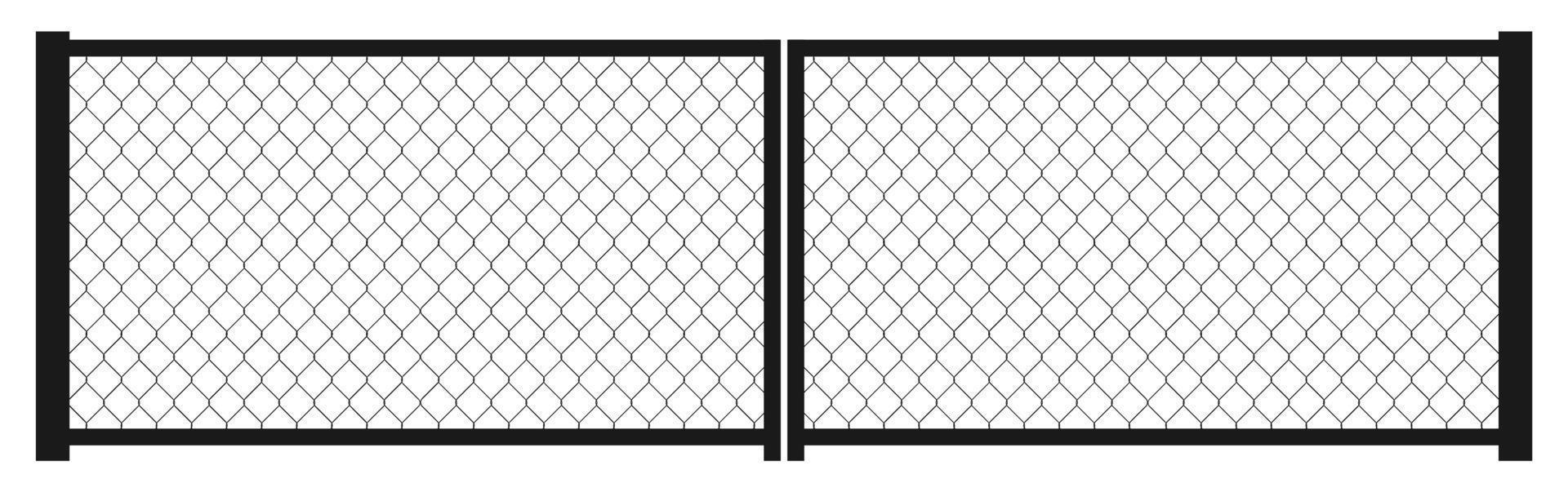 Flat style home fence vector icon for background needs. vector illustration