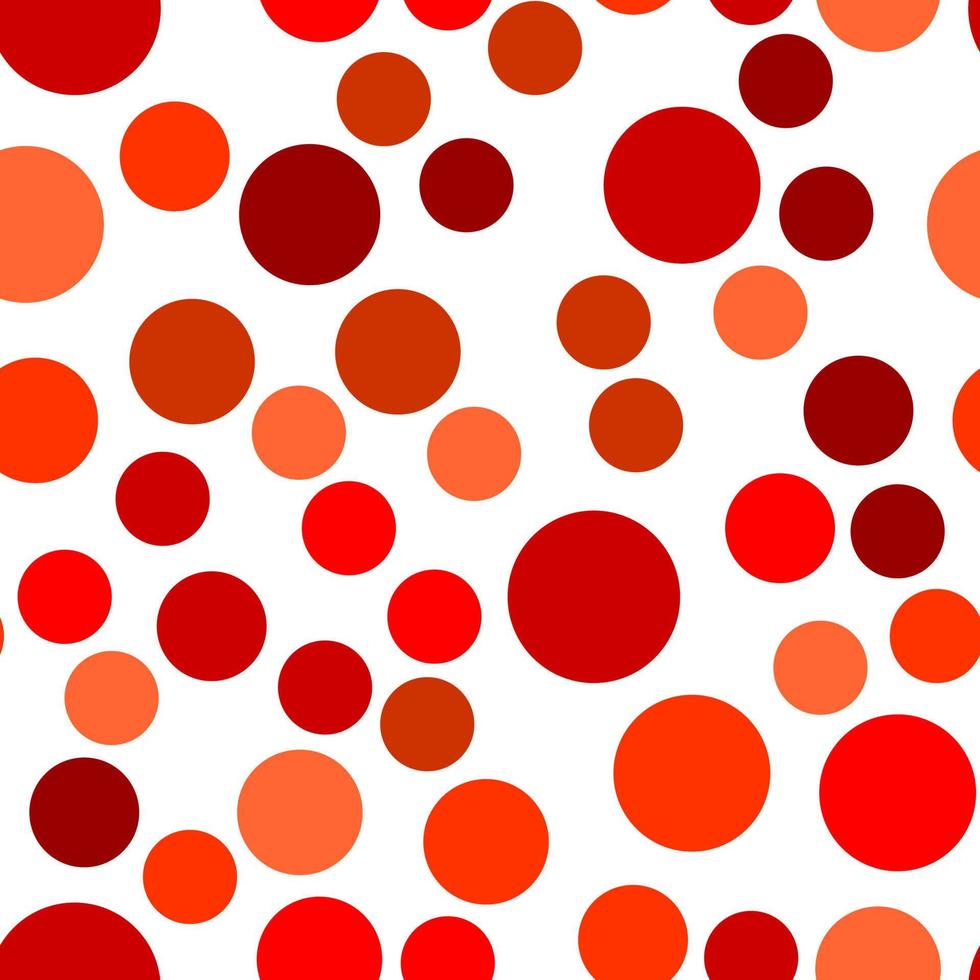 Vibrant seamless repeating pattern of various bubbles in different shades of red for printing on clothes, bags, cups, wallpapers, postcards, wrappers and other surfaces vector