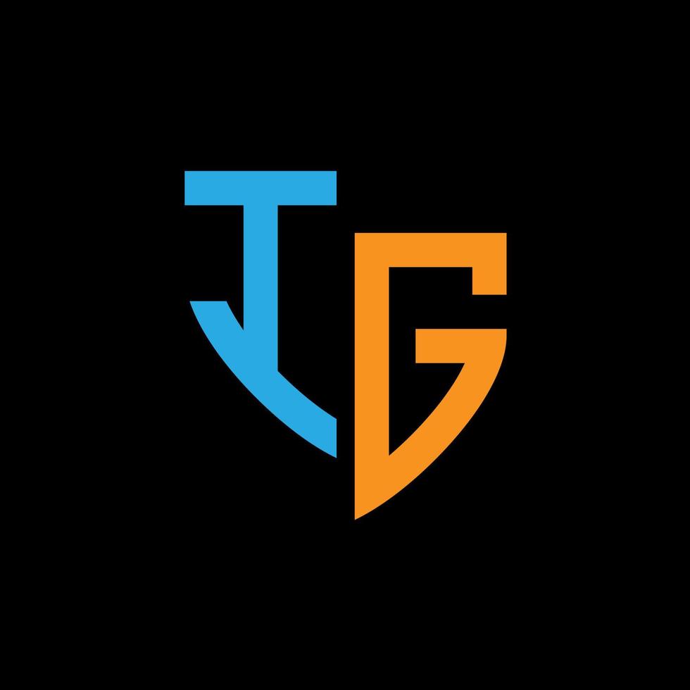 yo G resumen monograma logo diseño en negro antecedentes. yo G creativo iniciales letra logo concepto. vector