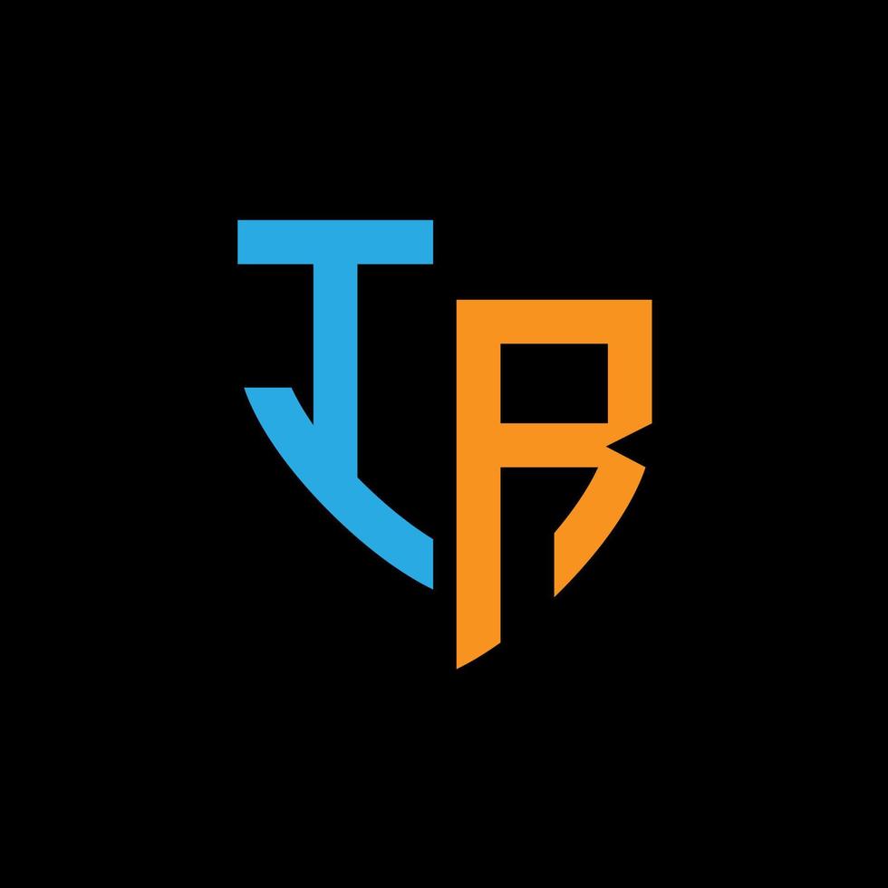 IR abstract monogram logo design on black background. IR creative initials letter logo concept. vector