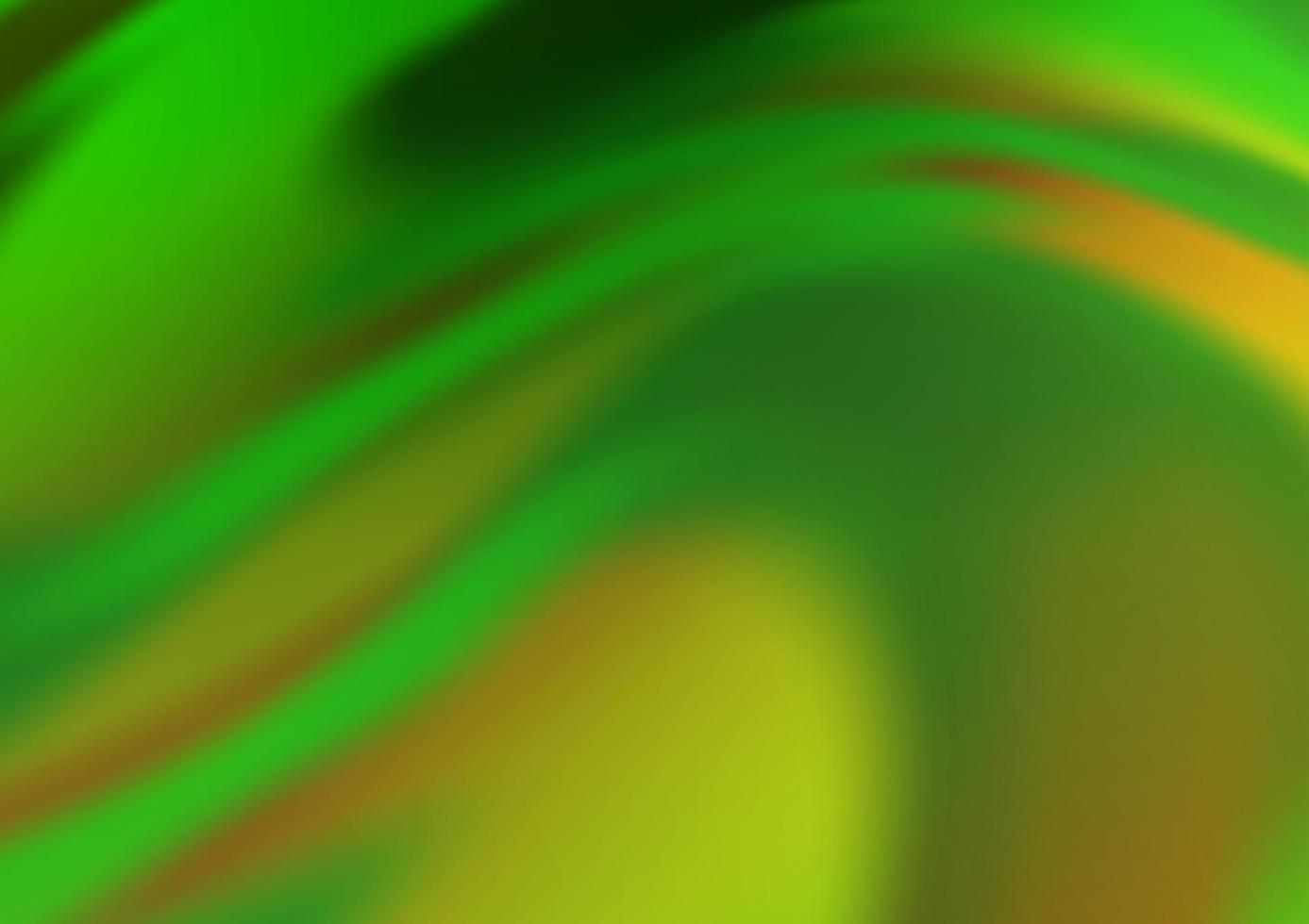 Light Green vector background with curved circles.
