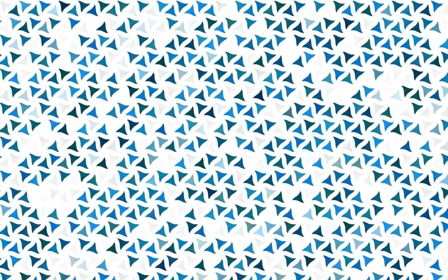 Light BLUE vector seamless background with triangles.