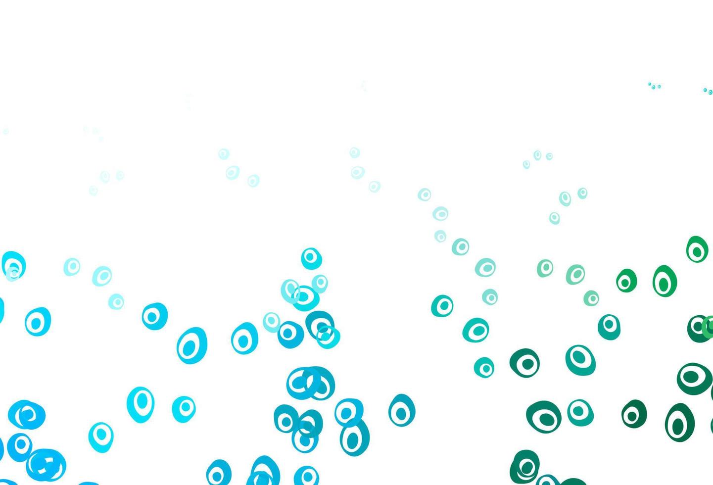 Light Blue, Green vector backdrop with dots.