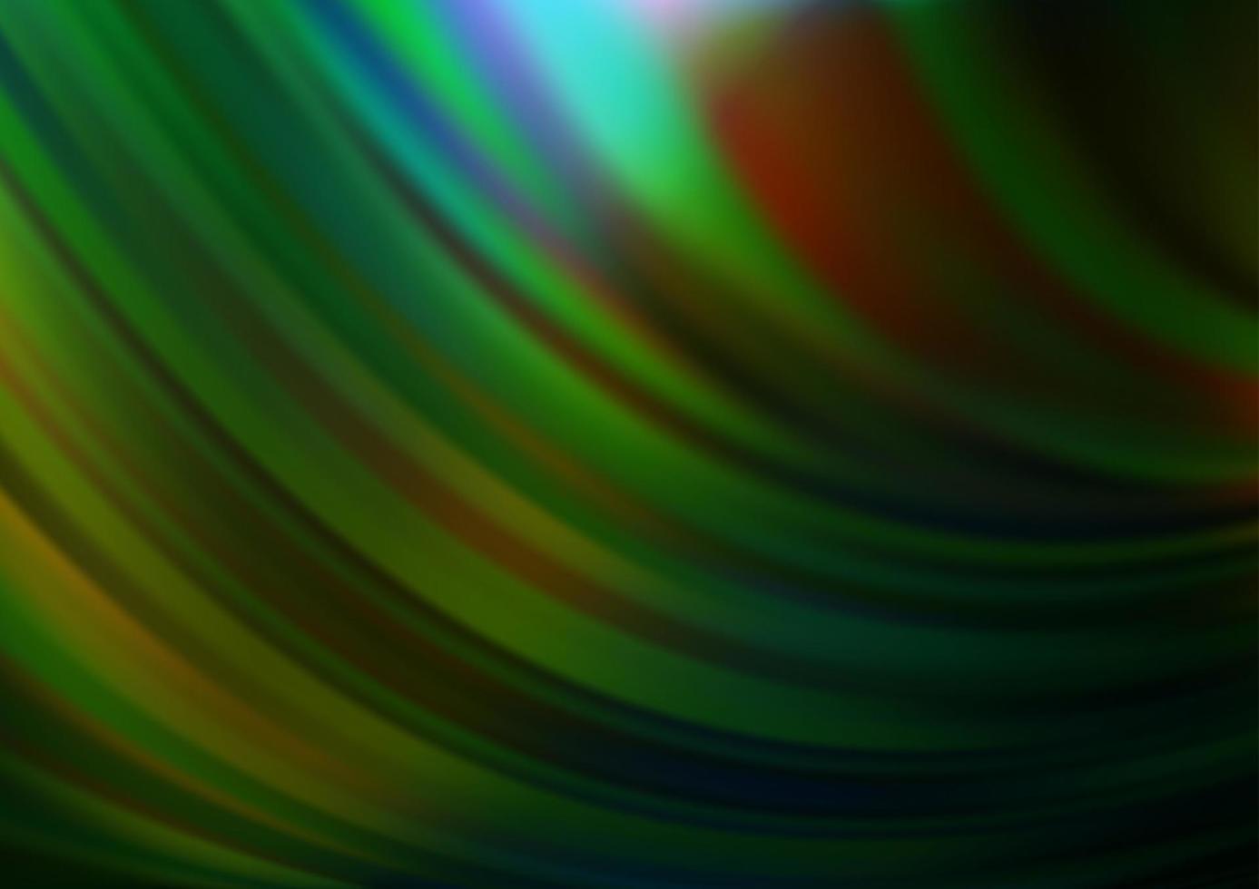 Dark Green, Yellow vector pattern with liquid shapes.