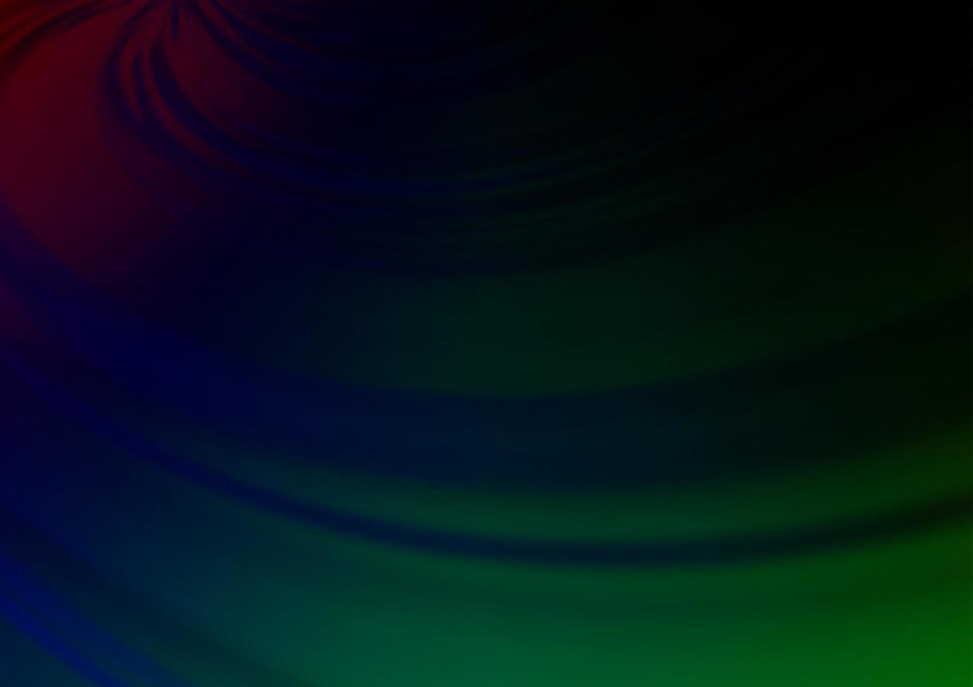 Dark Multicolor, Rainbow vector blurred and colored template.