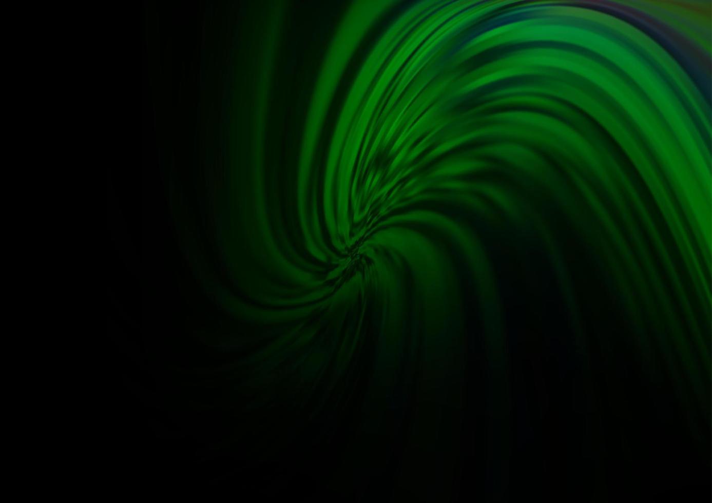 Dark Green vector background with abstract lines.