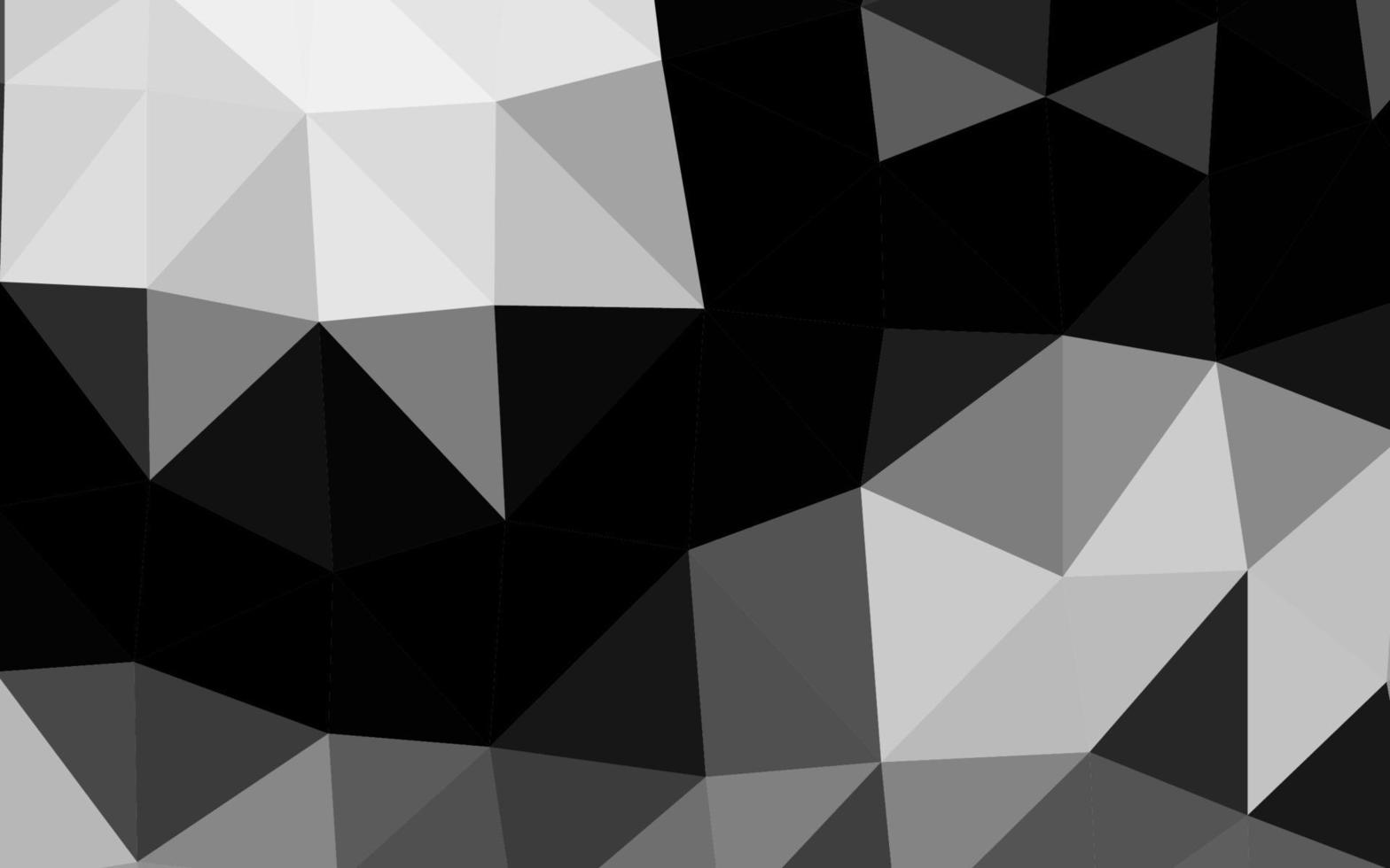 Fondo de mosaico abstracto de vector gris plateado claro.