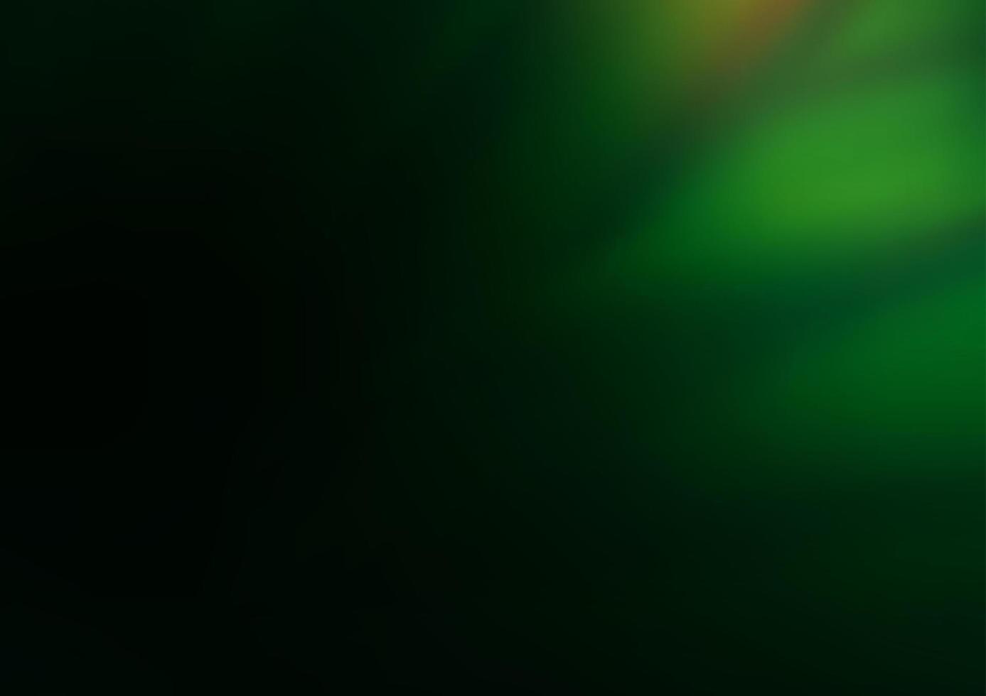 Dark Green vector glossy abstract background.