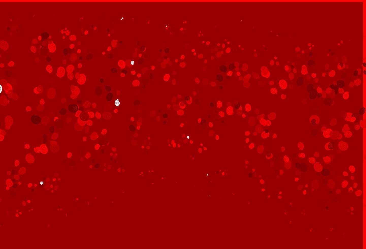 plantilla de vector rojo claro con formas líquidas.