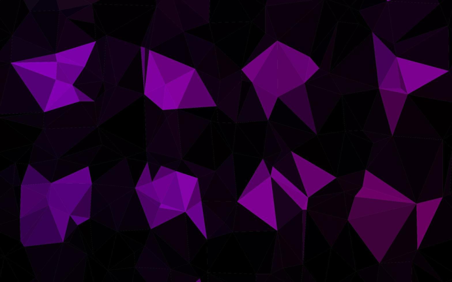 Dark Purple vector abstract mosaic backdrop.