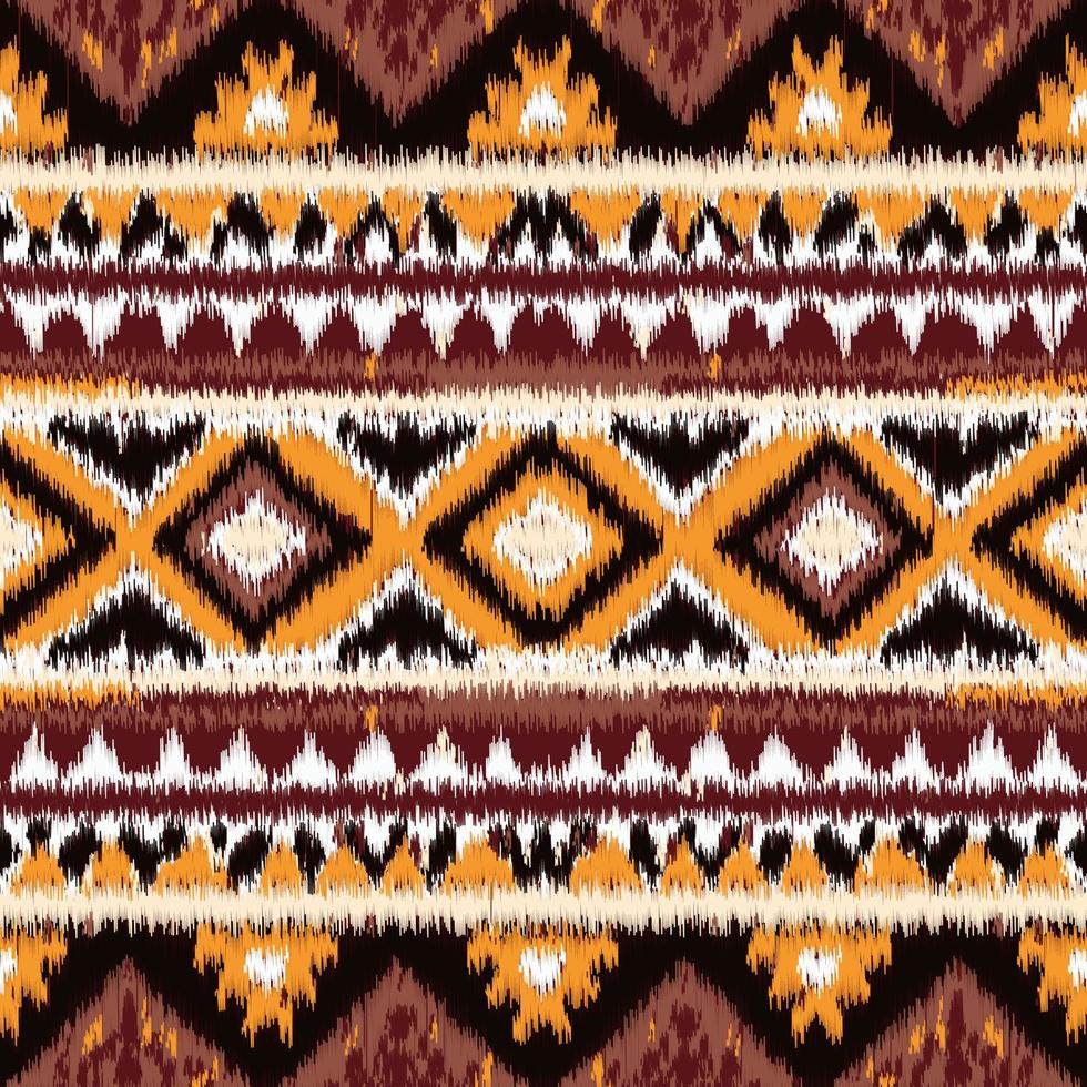 Ethnic styled abstract IKAT styled pattern design vector