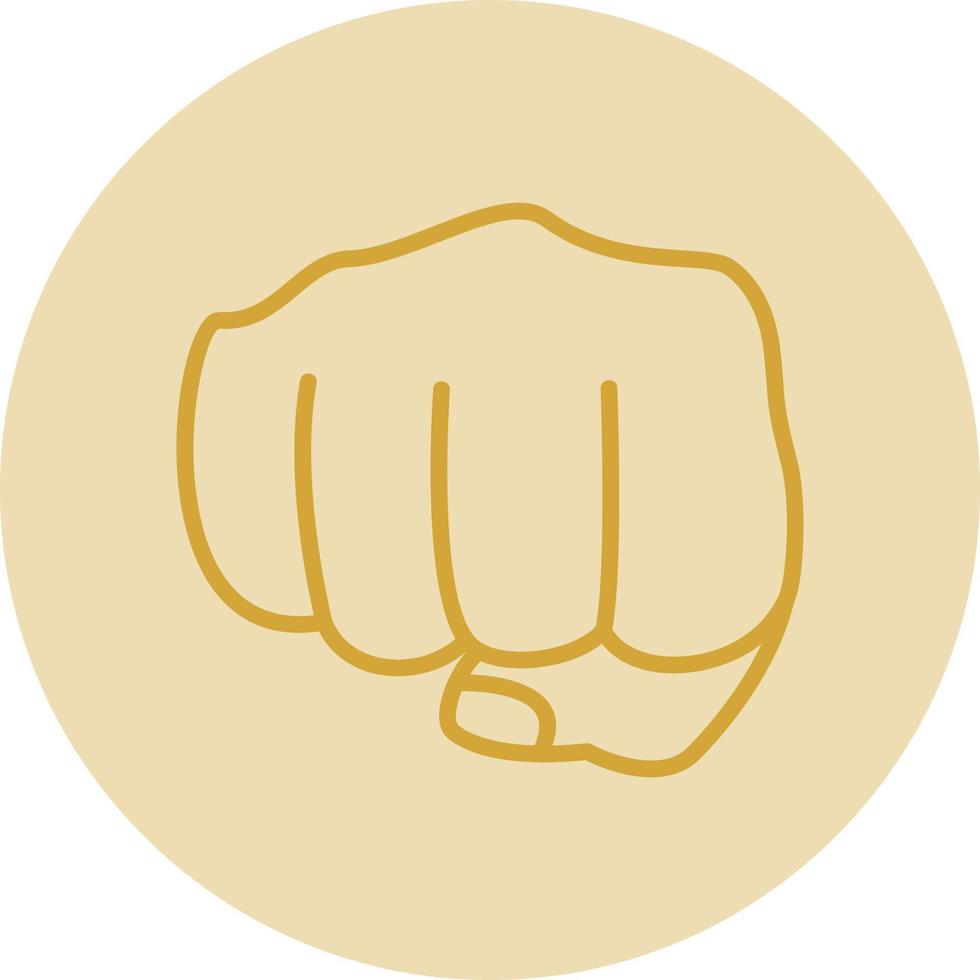 Punch Vector Icon Design