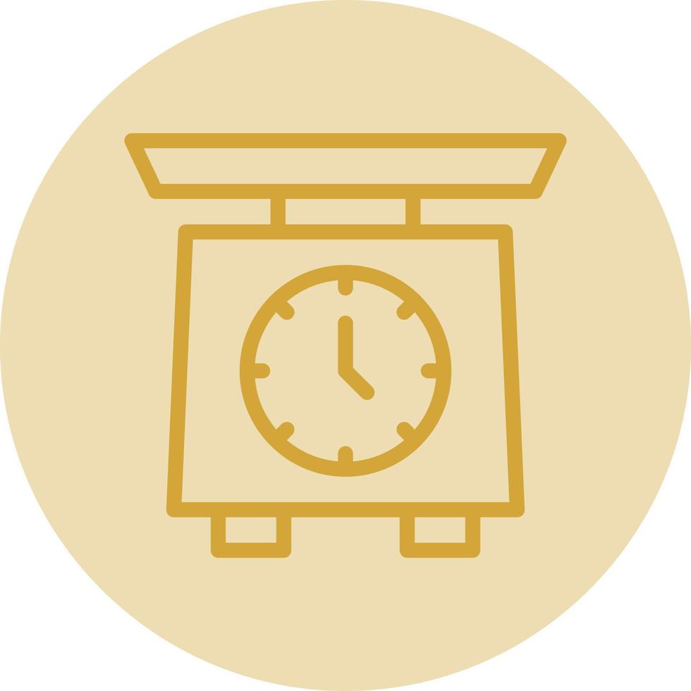 Food Scale Vector Icon Design