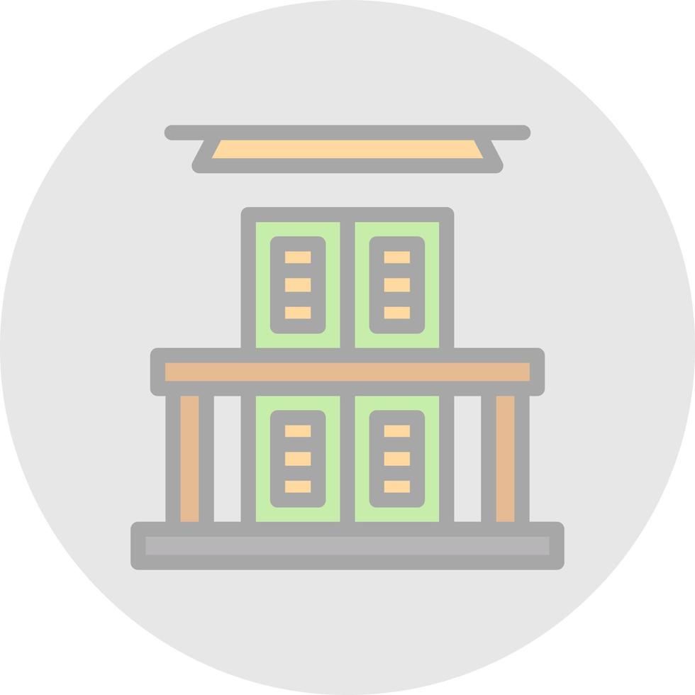 Balcony Vector Icon Design