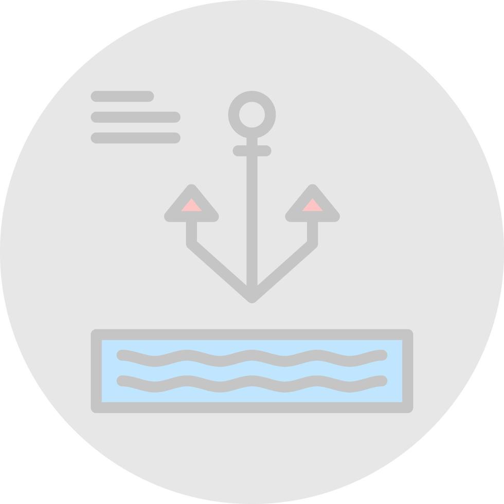 Anchor Vector Icon Design
