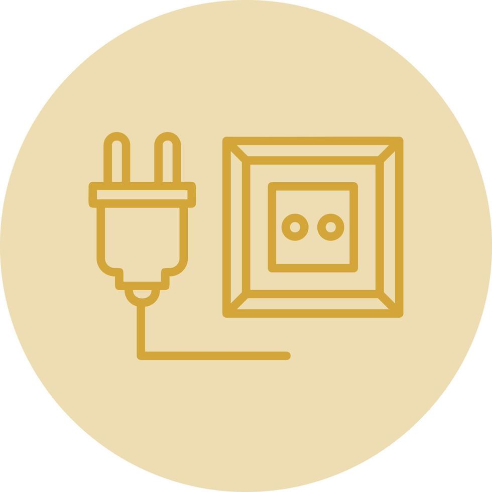 Unplugged Vector Icon Design