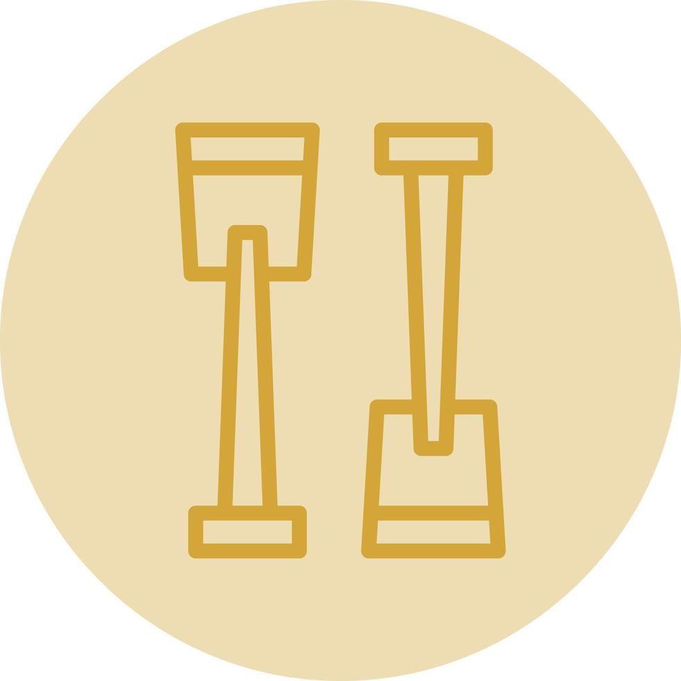 Paddle Vector Icon Design