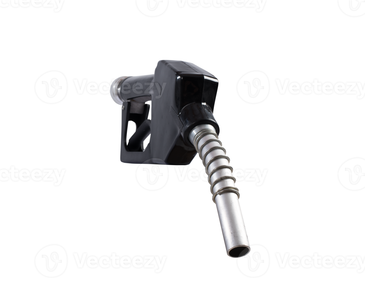 Black fuel pump service for dispensing petrol for motor vehicles png
