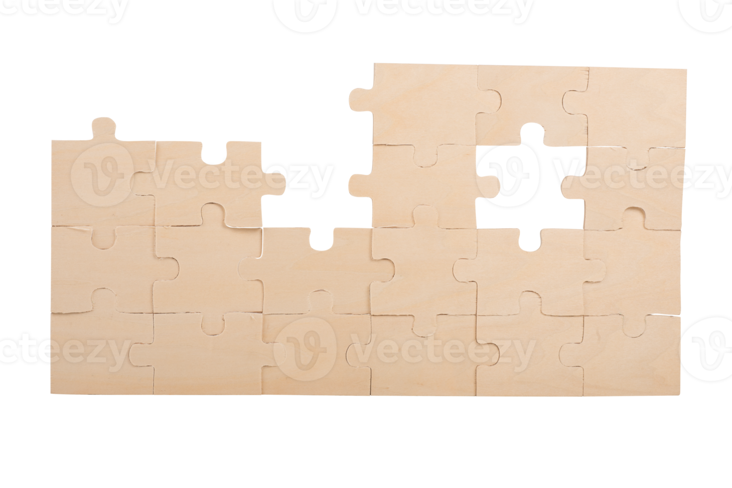 Puzzle wall with missing piece. concept teamwork, partnership, integration png