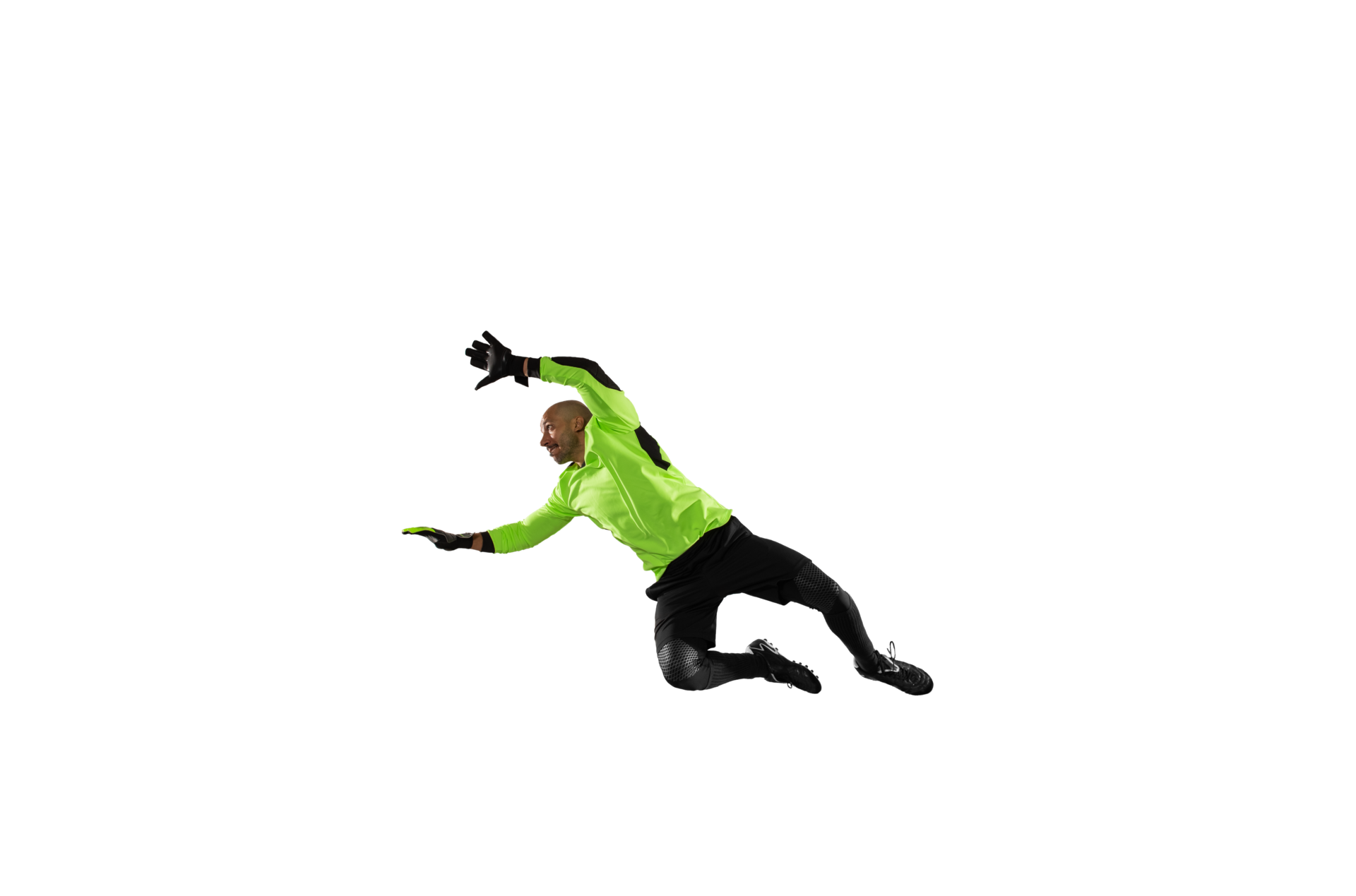 Soccer Goalkeeper Jumps To Defend His Team During A Football Game soccer-goalkeeper-jumps-to-defend-his-team-during-a-football-game