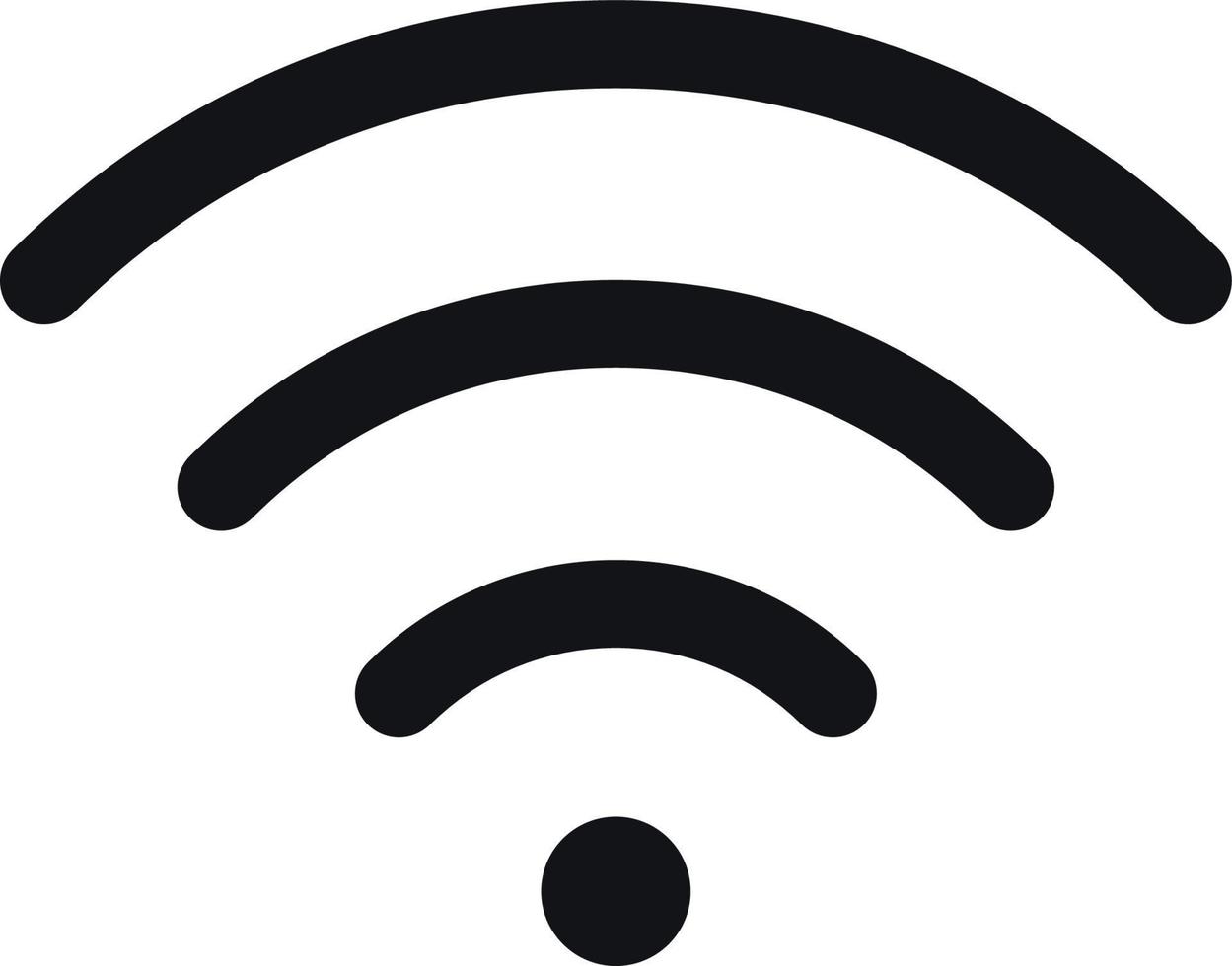 inalámbrico y Wifi icono o Wifi icono firmar para remoto Internet acceso. vector