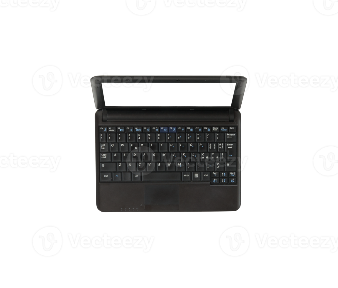 Image of a laptop. concept of internet sharing and technology png