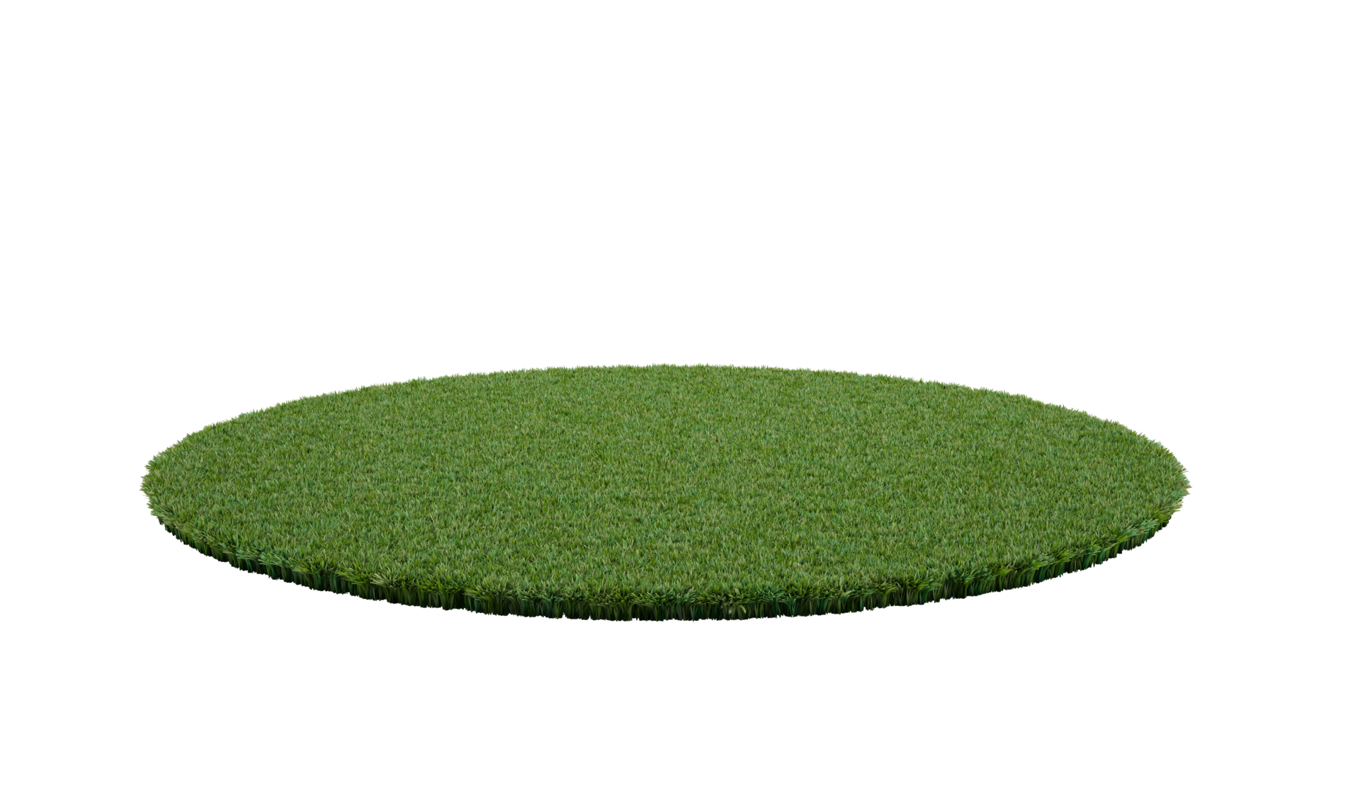 Isolated round part of soccer playground with grass 21085088 PNG