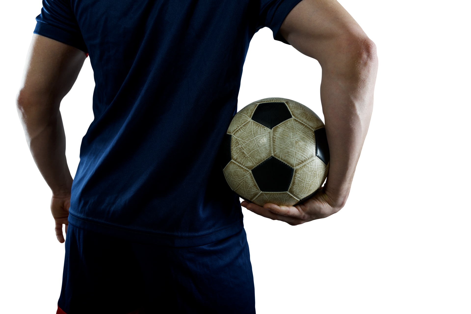 Football Player With Blue Uniform Ready To Play With Soccerball football-player-with-blue-uniform-ready-to-play-with-soccerball