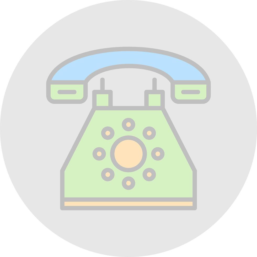 Telephone Vector Icon Design