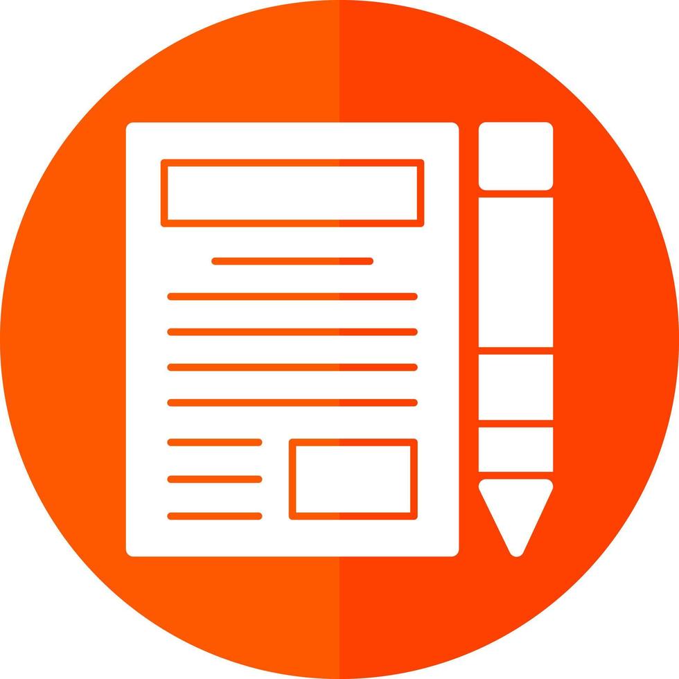 Blogger Vector Icon Design