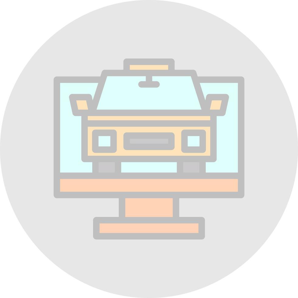 Taxi Vector Icon Design