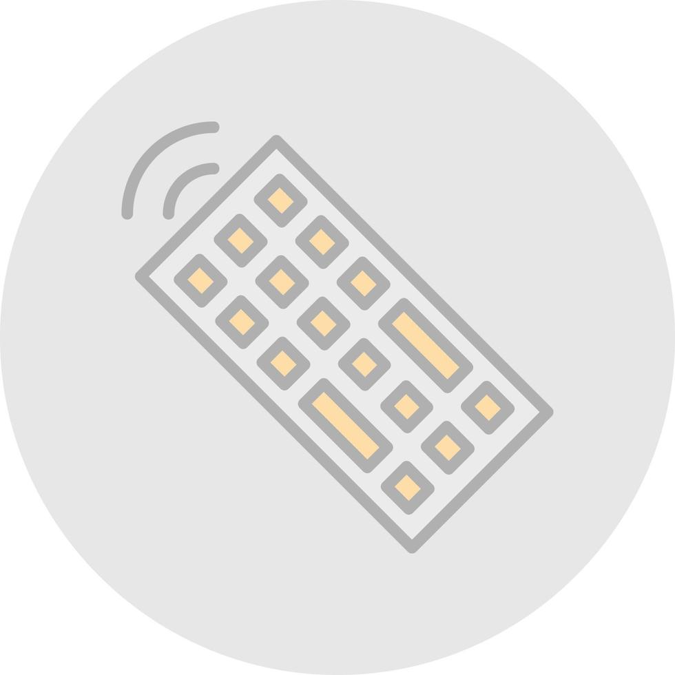Remote Control Vector Icon Design