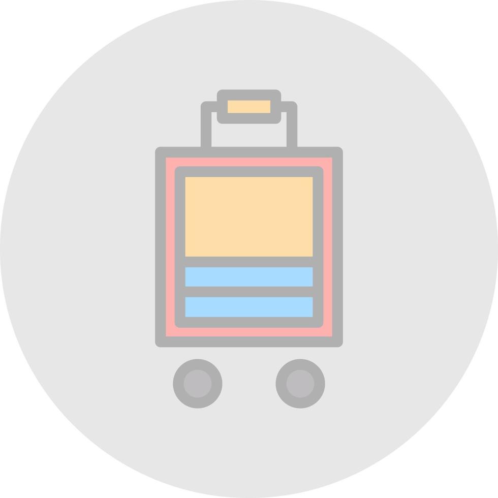 Baggages Vector Icon Design