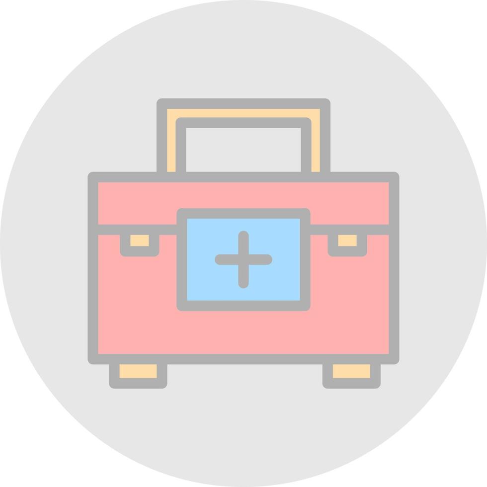 First Aid Kit Vector Icon Design