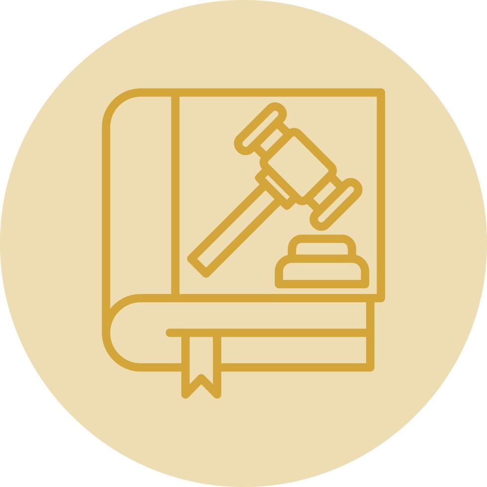 Law Book Vector Icon Design