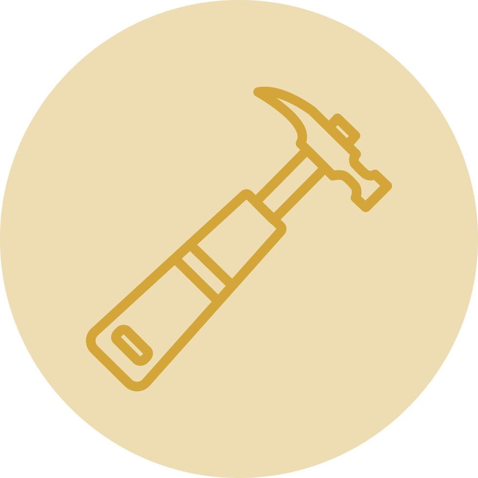 diseño de icono de vector de martillo