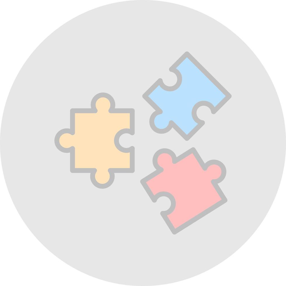 Puzzle Vector Icon Design