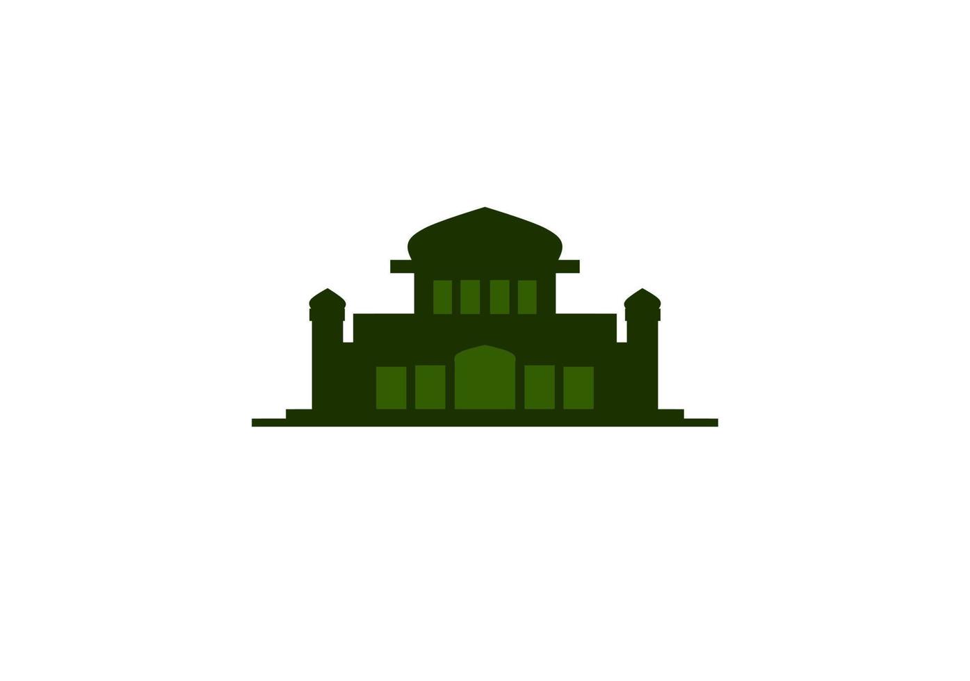 mosque illustration, mosque icon with elegant concept, perfect for ramadan or eid design vector