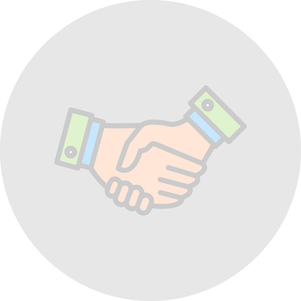 Handshake Vector Icon Design