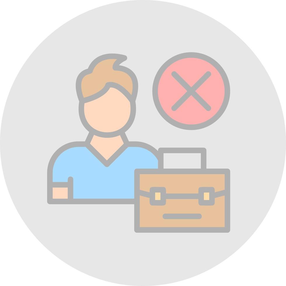 Unemployed Vector Icon Design