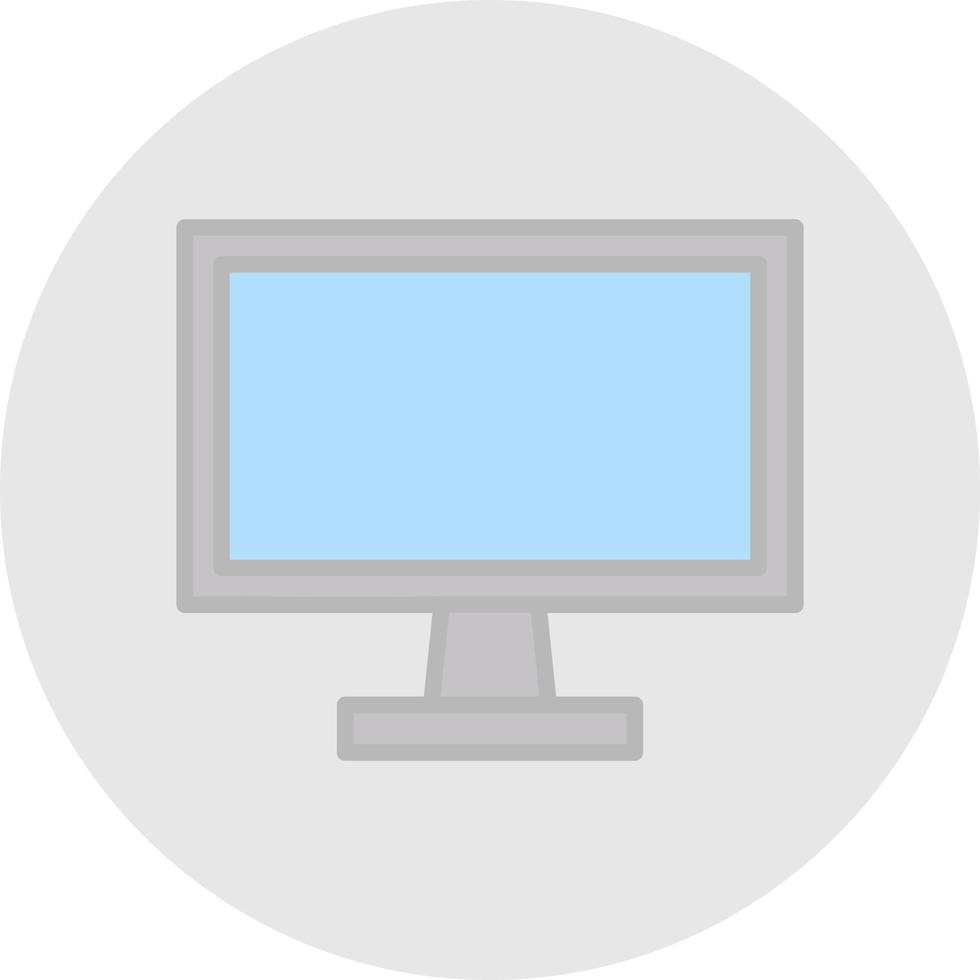 Monitor Screen Vector Icon Design