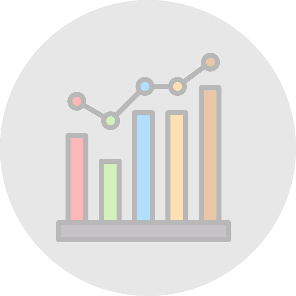 Graph Vector Icon Design