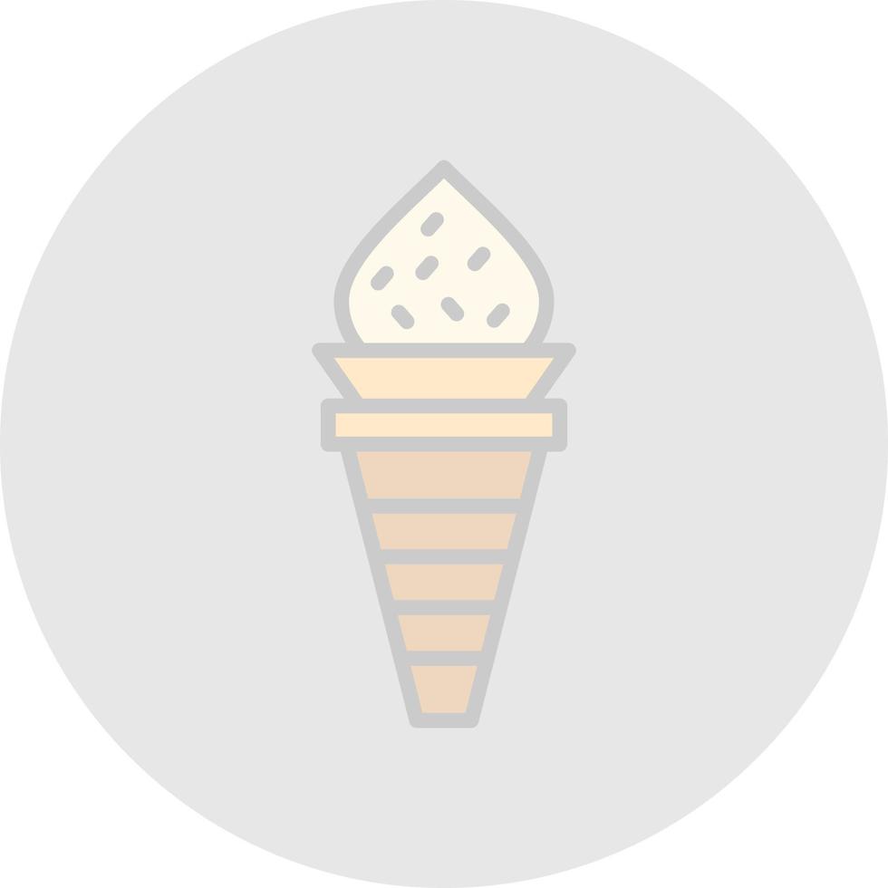 Ice Cream Vector Icon Design