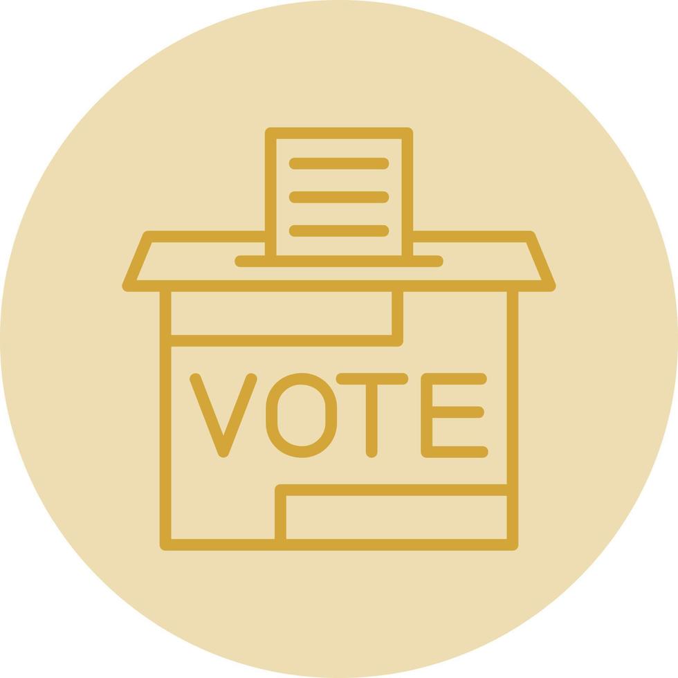 Ballot Vector Icon Design