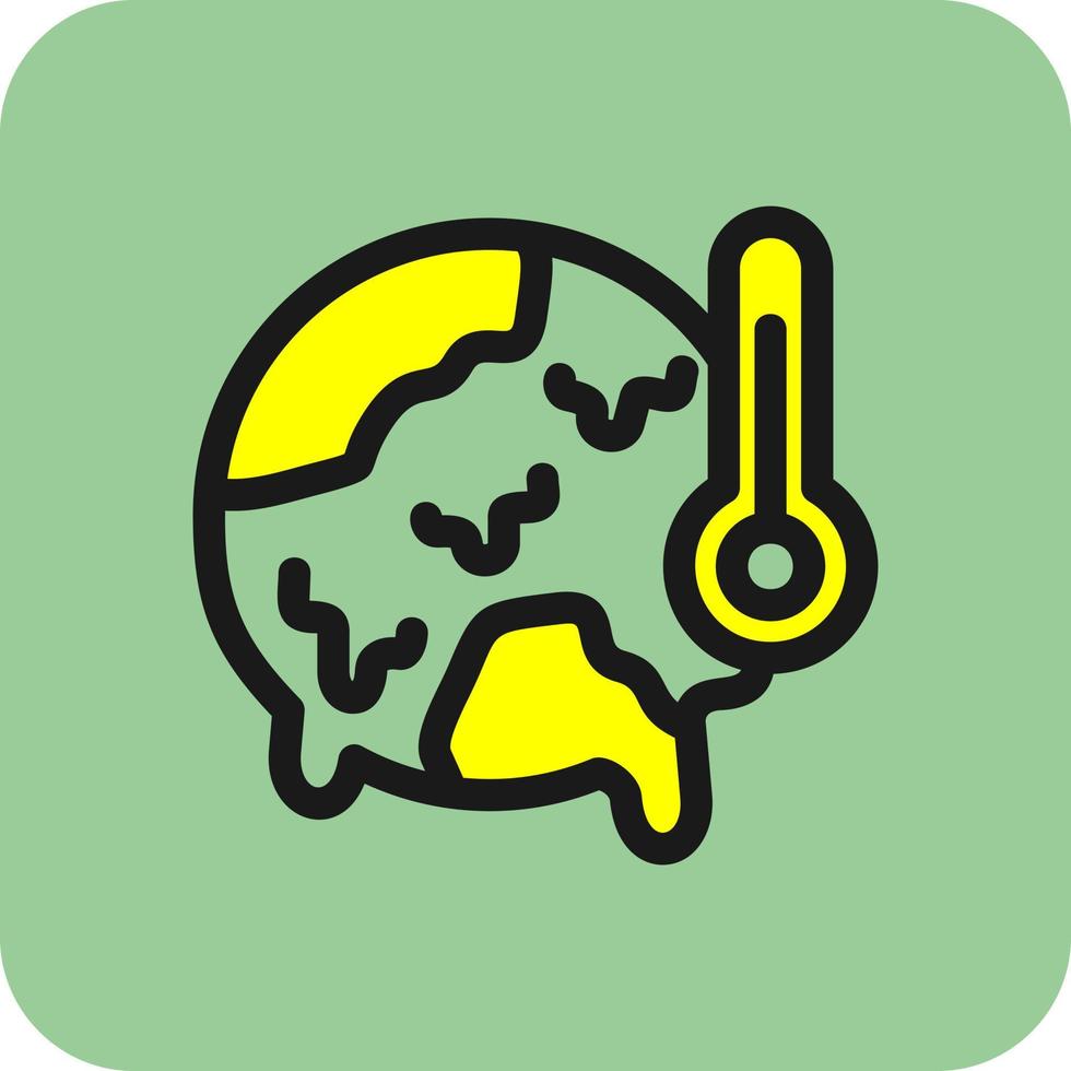 Climate Change Vector Icon Design