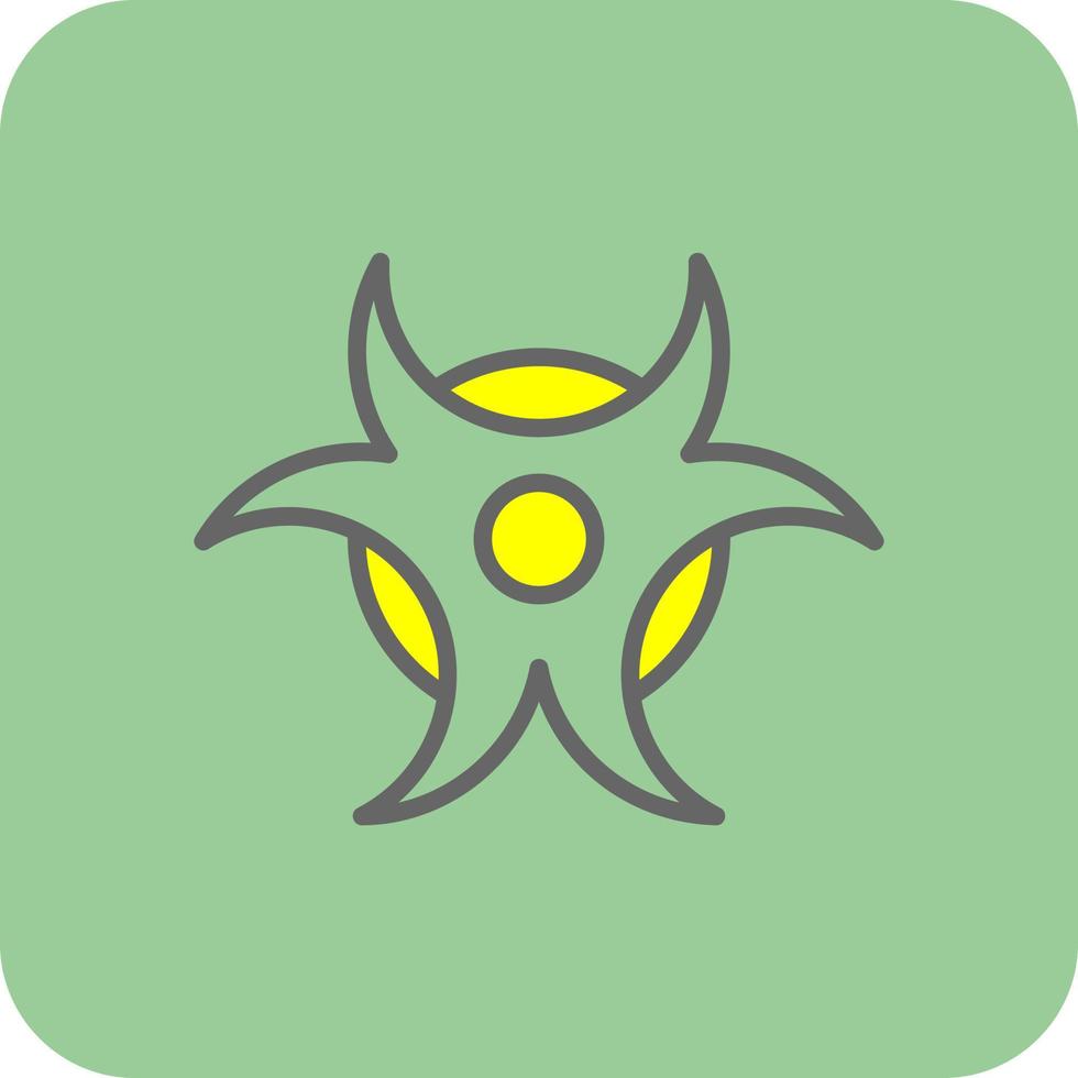 Bio Hazard Vector Icon Design