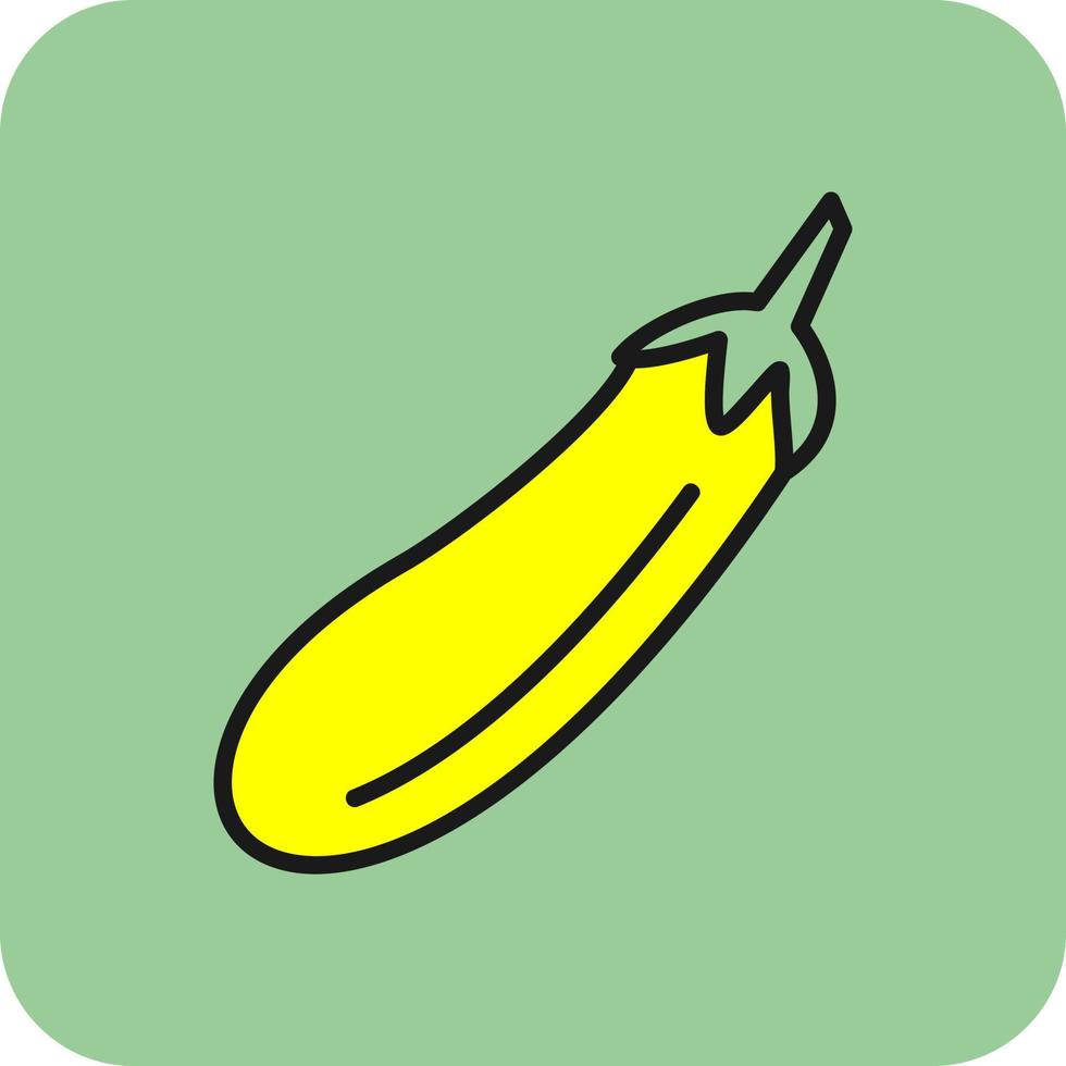 Eggplant Vector Icon Design