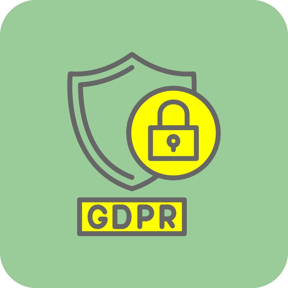 Gdpr Lawsuit Vector Icon Design