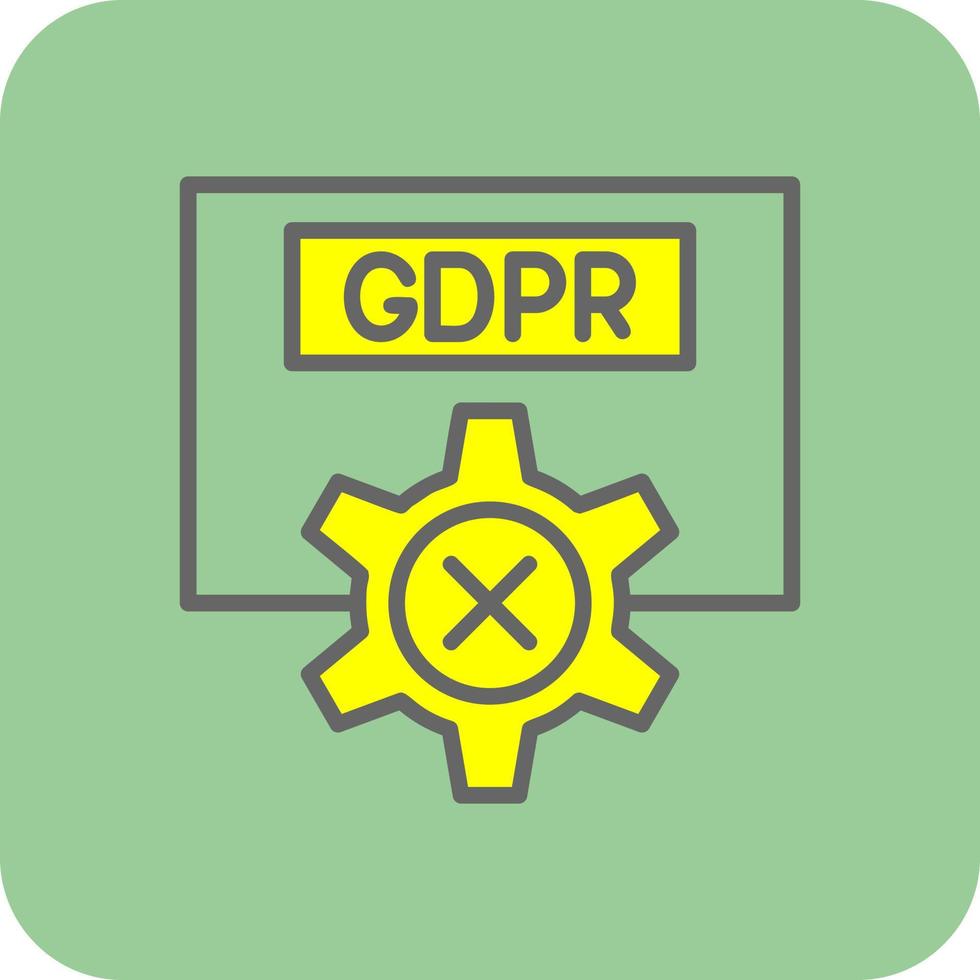 Restriction Of Processing Vector Icon Design